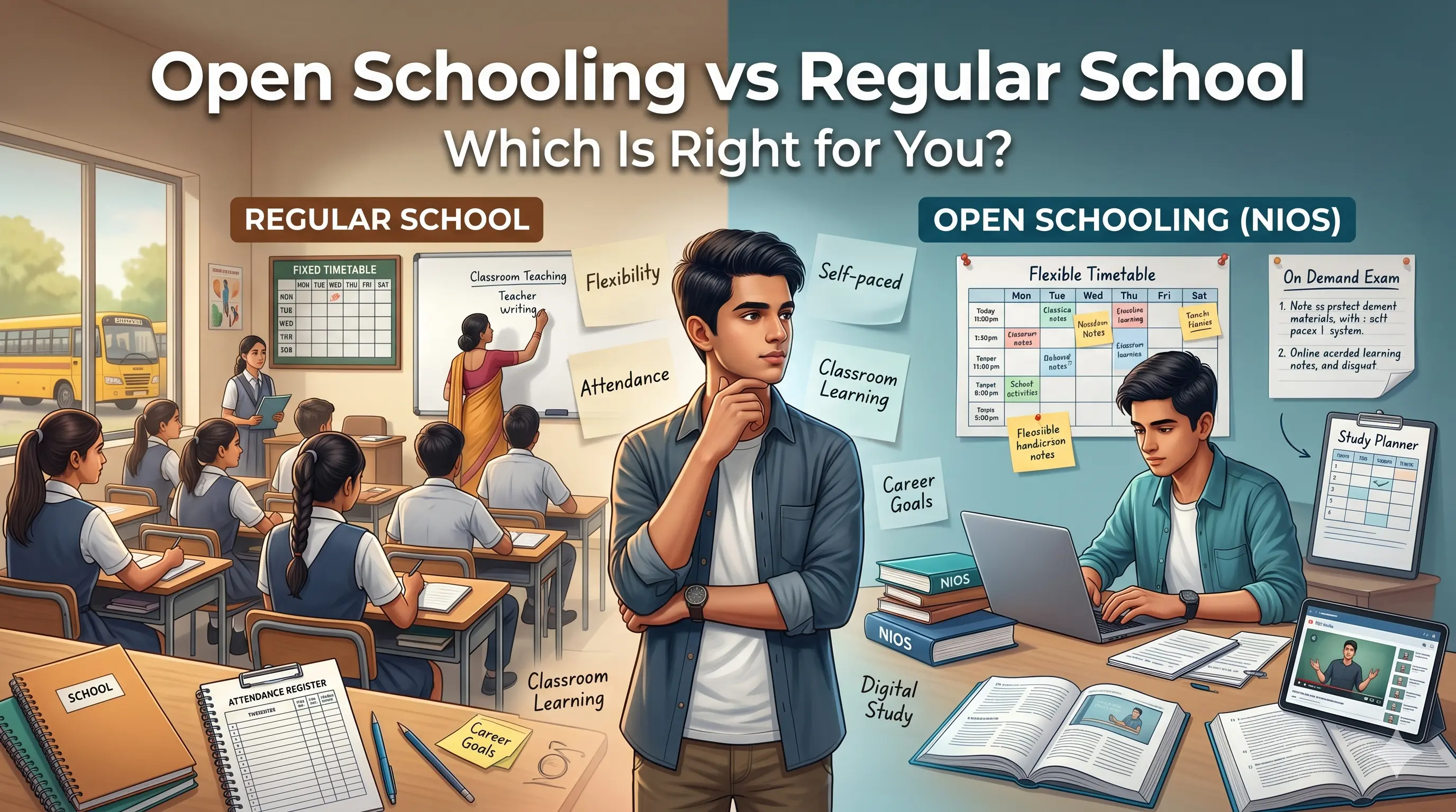 Open Schooling vs Regular School in India: Which Is Right for You?